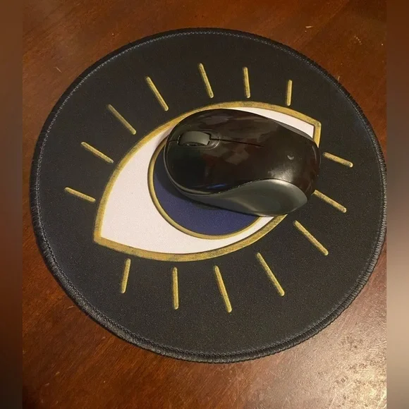 Evil eye mouse pad about eight in - new in package - Picture 2 of 3